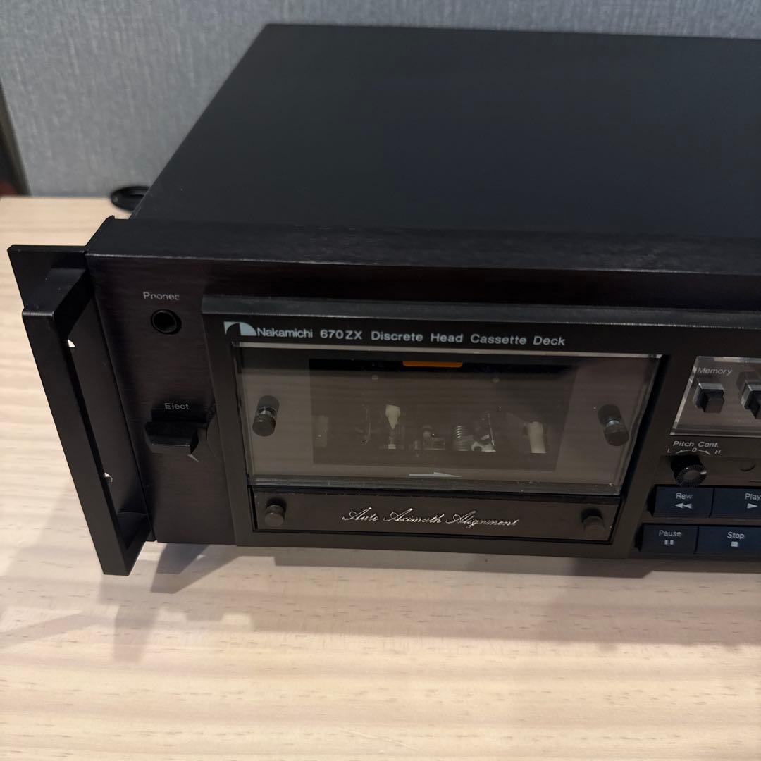 ナカミチ670ZX 3ヘッドカセットデッキ