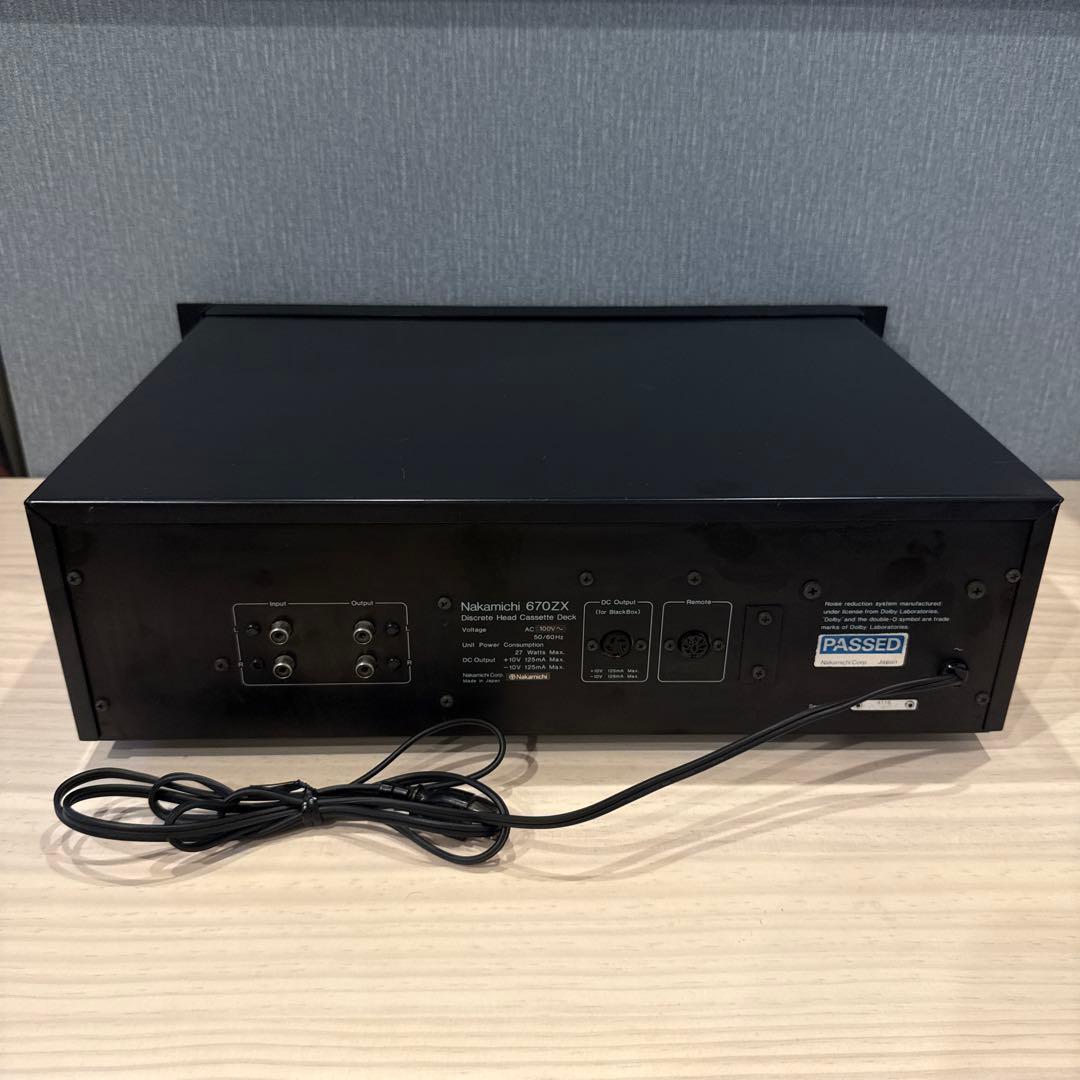 ナカミチ670ZX 3ヘッドカセットデッキ