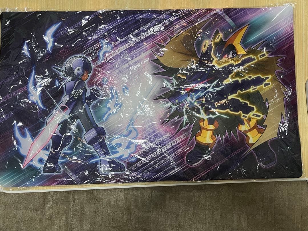 ロックマンエグゼ ダークロックマン フォルテ プレイマット　最終値下げ