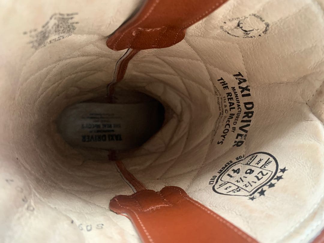 リアルマッコイズ　ウエスタンブーツ TAXI D 27.5 EE