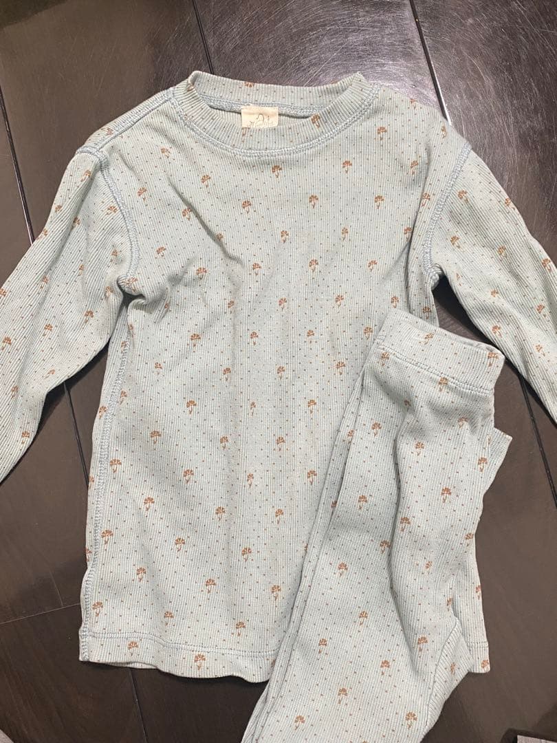 アポリナ　apolinakids パジャマ　セットアップ1-2y ブルー