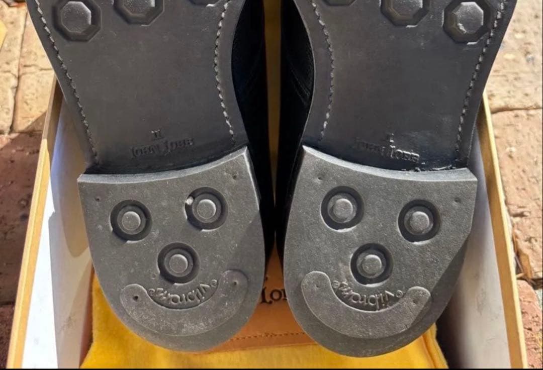 [着用数回 美品] John Lobb ジョンロブ Russel ラッセル 茶箱