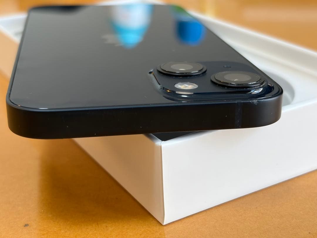 iPhone13 256GB ミッドナイト SIMフリー 外箱あり ケース付き