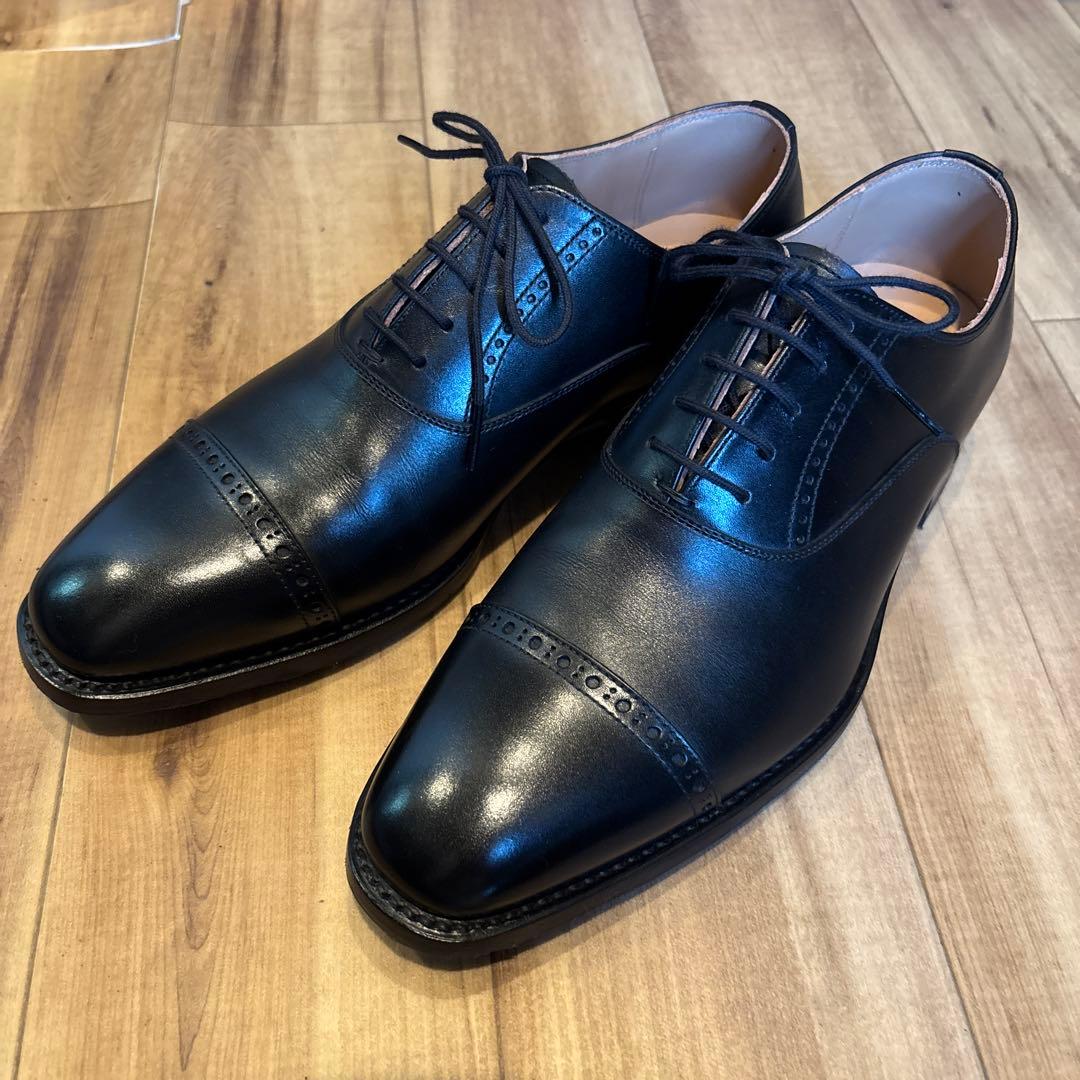 スコッチグレイン アリュール パンチドキャップトゥ 内羽根 Dウィズ