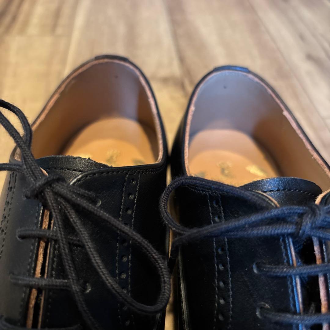 スコッチグレイン アリュール パンチドキャップトゥ 内羽根 Dウィズ