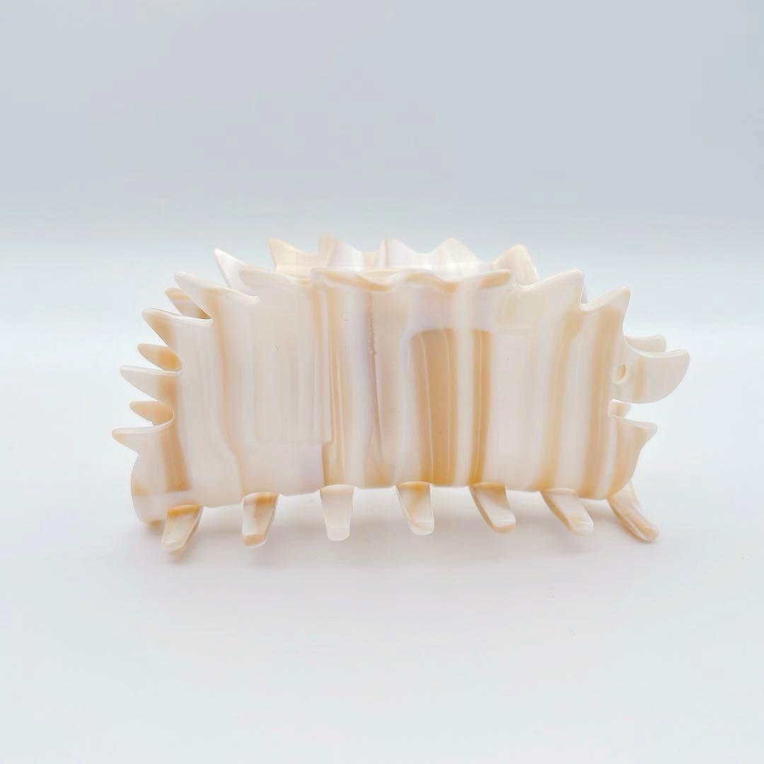 希少✨EMILY エミリー・ドーン・ロング ヘアクリップ ハリネズミ マーブル