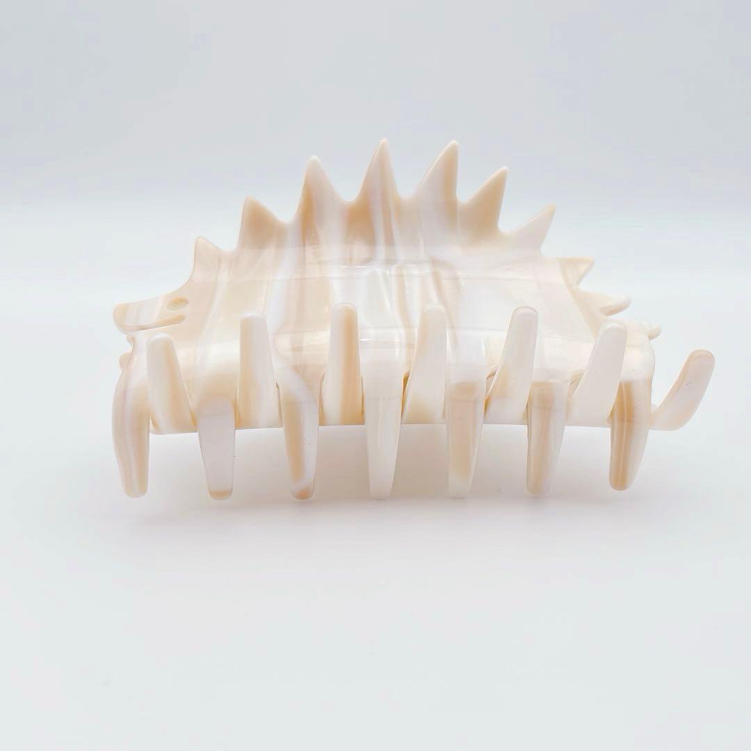 希少✨EMILY エミリー・ドーン・ロング ヘアクリップ ハリネズミ マーブル