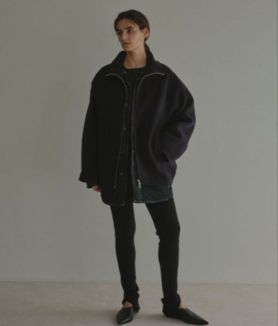 etretokyo　ヘムボタンニットレギンス