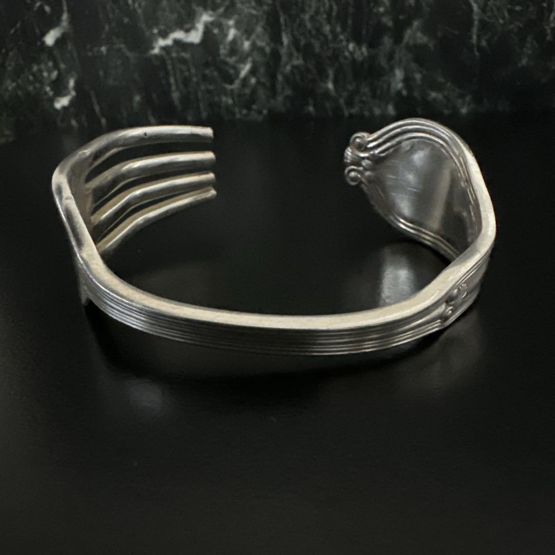 入手困難　希少　オールド　ティファニー バングル　フォーク　シルバー　カトラリー