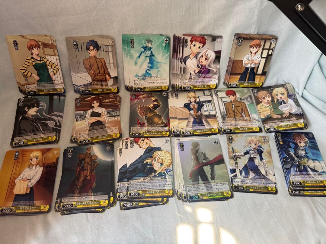 ヴァイスシュヴァルツ Fate/stay night トレーディングカードまとめ