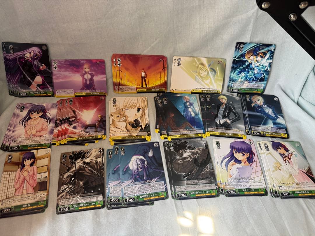 ヴァイスシュヴァルツ Fate/stay night トレーディングカードまとめ