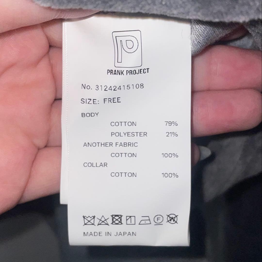 トップス PRANK PROJECT Velor Rugger Over Top