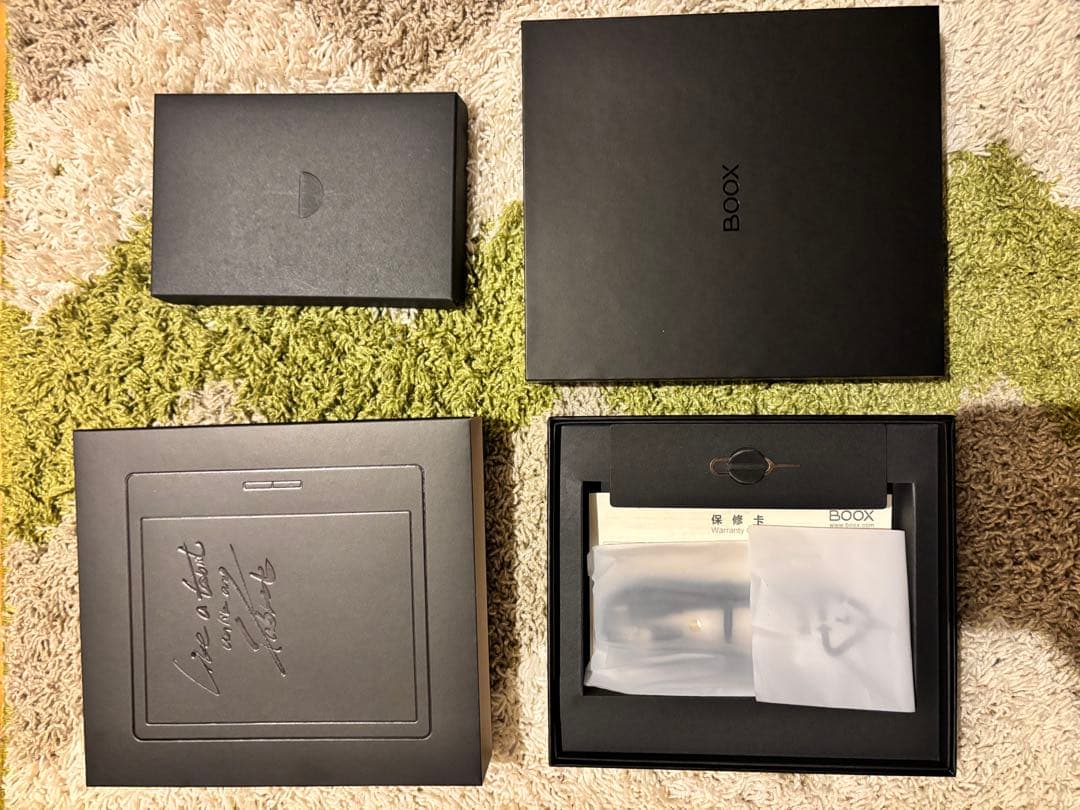 BOOX Page 電子書籍リーダー 本体 黒