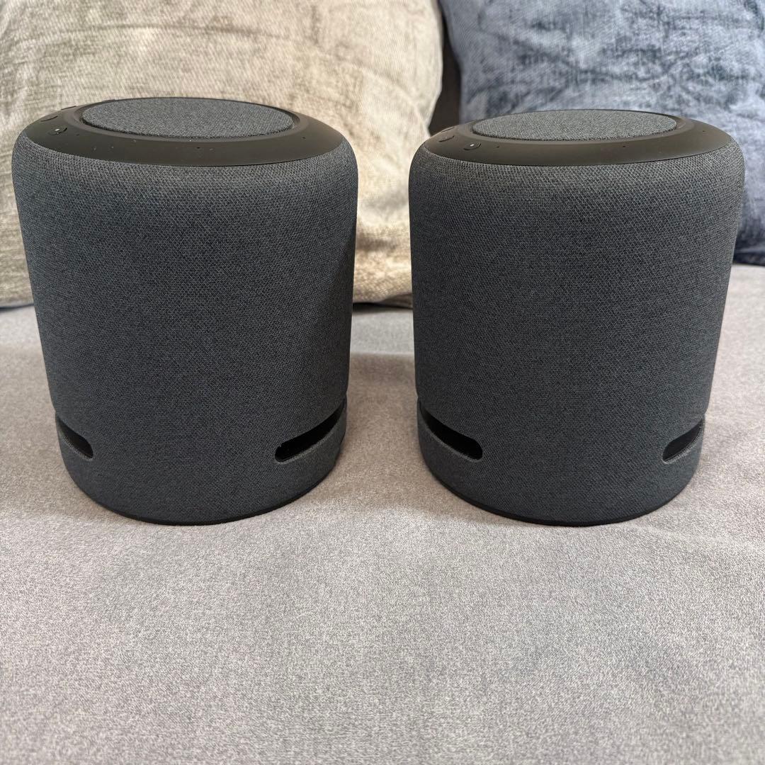 Amazon Echo Studio 黒　2台セット　美品　エコースタジオ