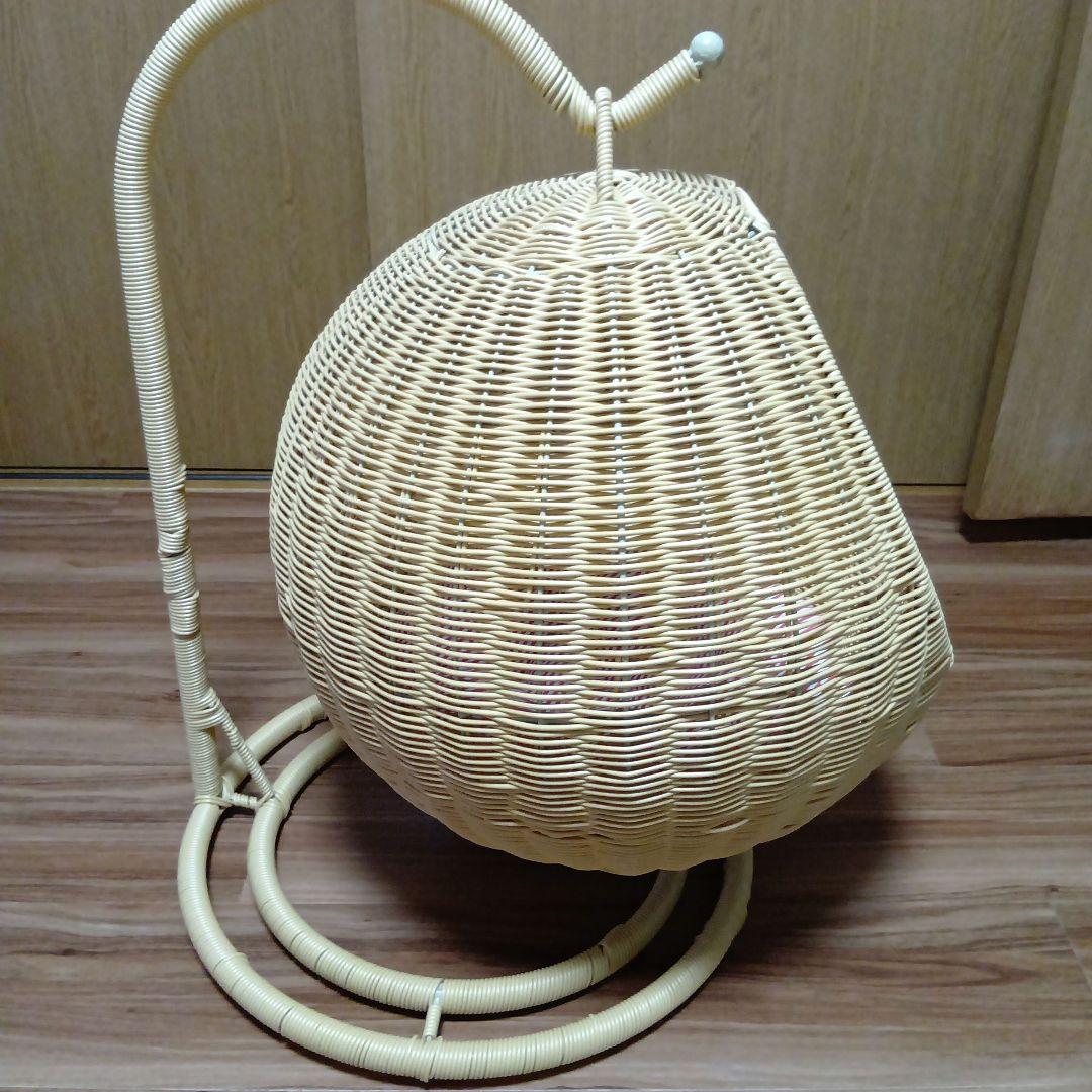 籐製ハンモック型キャットベッド
