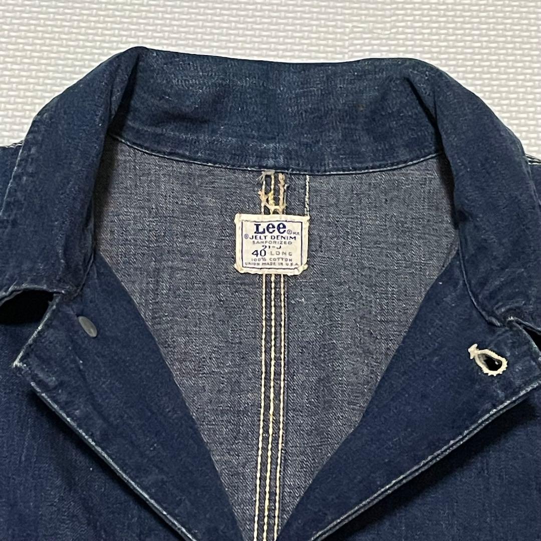 激レア 極美品 60s usa製 Lee 91-J デニム カバーオール 濃紺