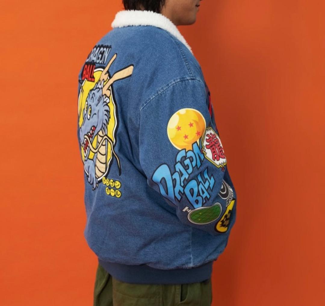BREEZE ドラゴンボールコラボ_デニムボアジャケット