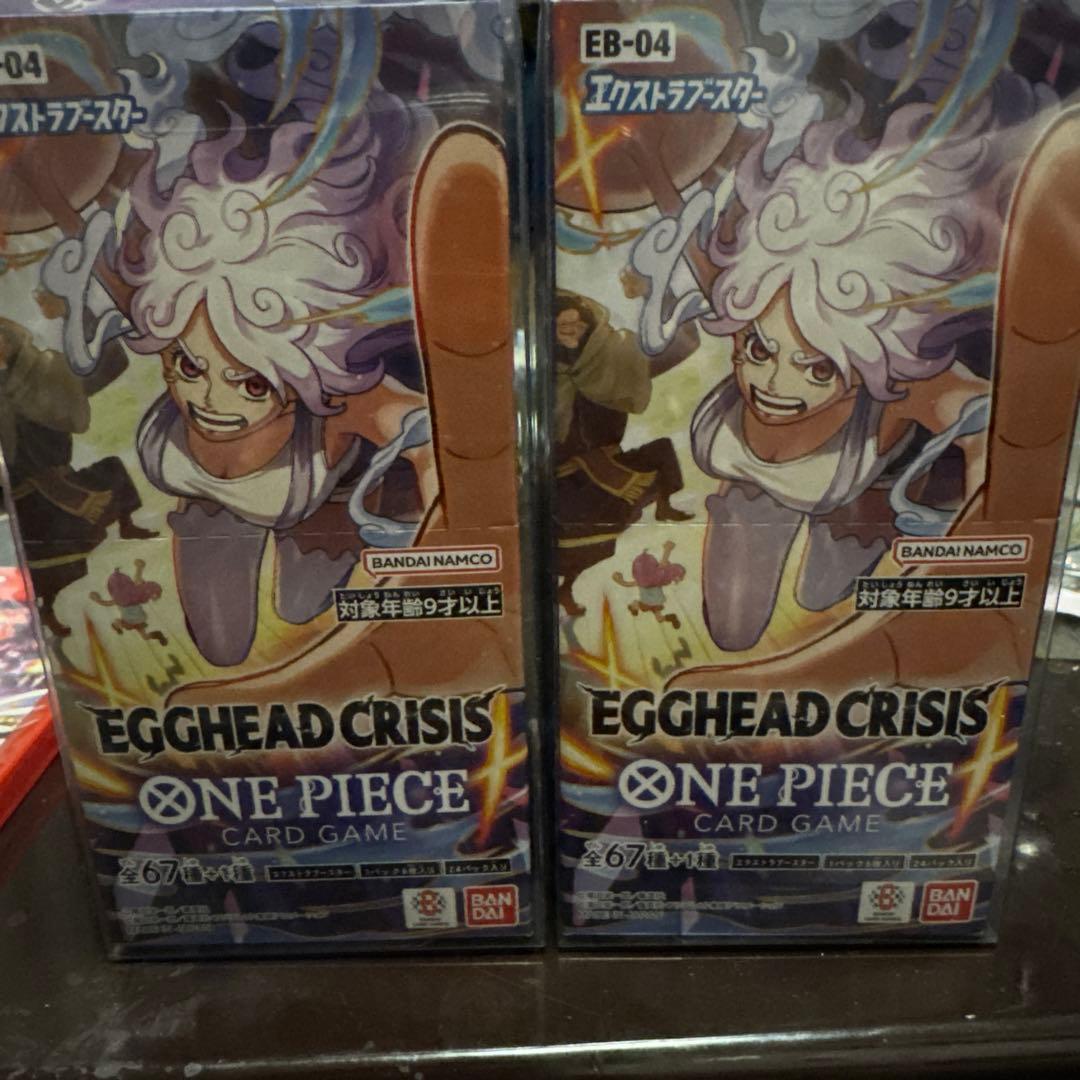 プラケース入り　新弾　ワンピース egghead crisis box 未開封