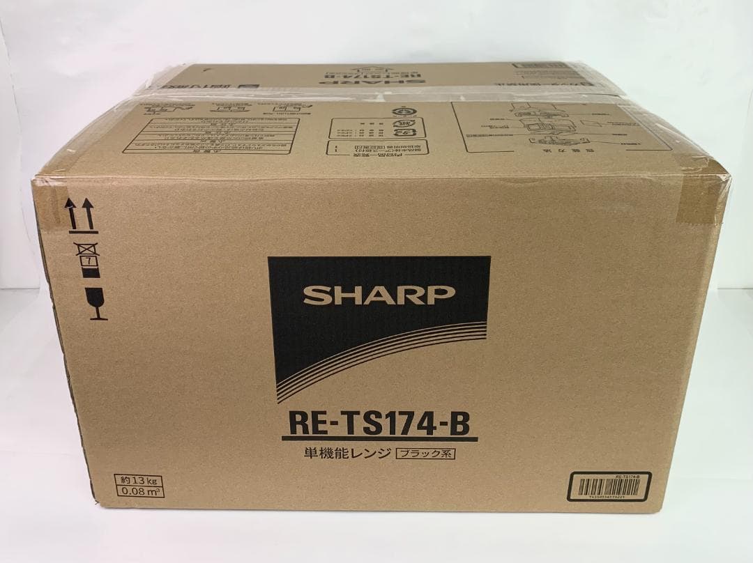 SHARP 単機能レンジ RE-TS174-B 電子レンジ ブラック