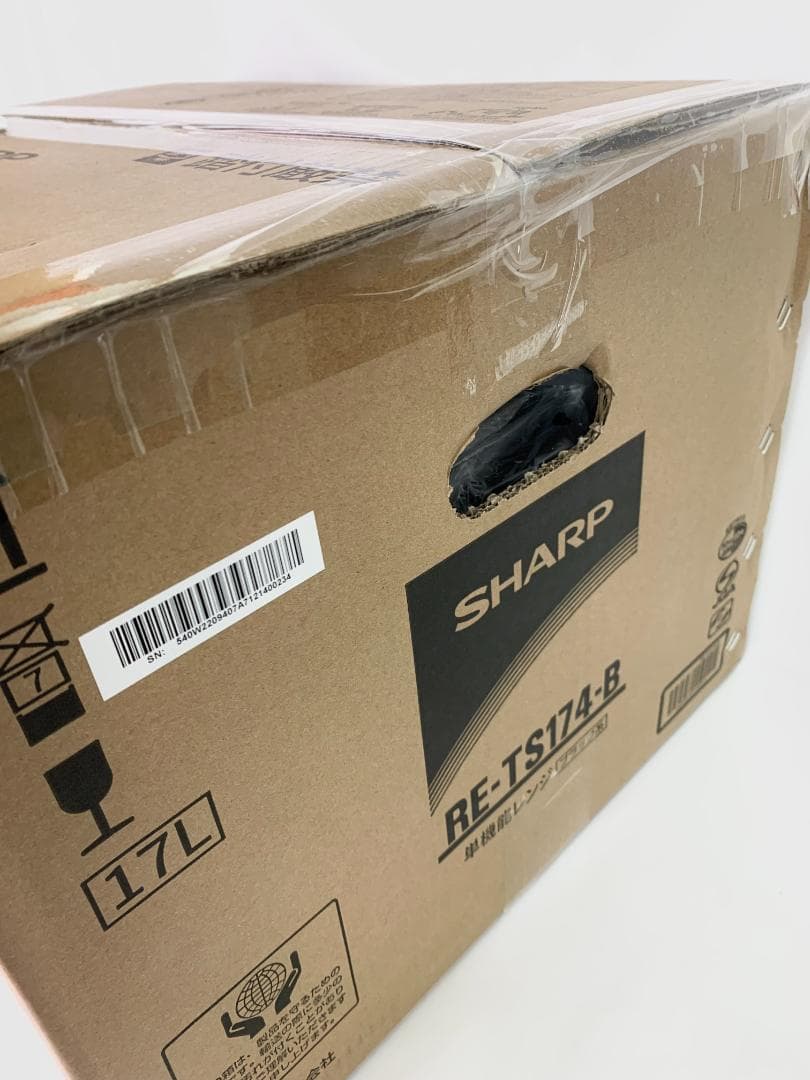 SHARP 単機能レンジ RE-TS174-B 電子レンジ ブラック