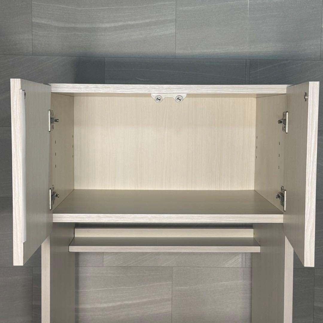 引取限定価格 Francfranc レンジボード パセ 食器棚 d4746