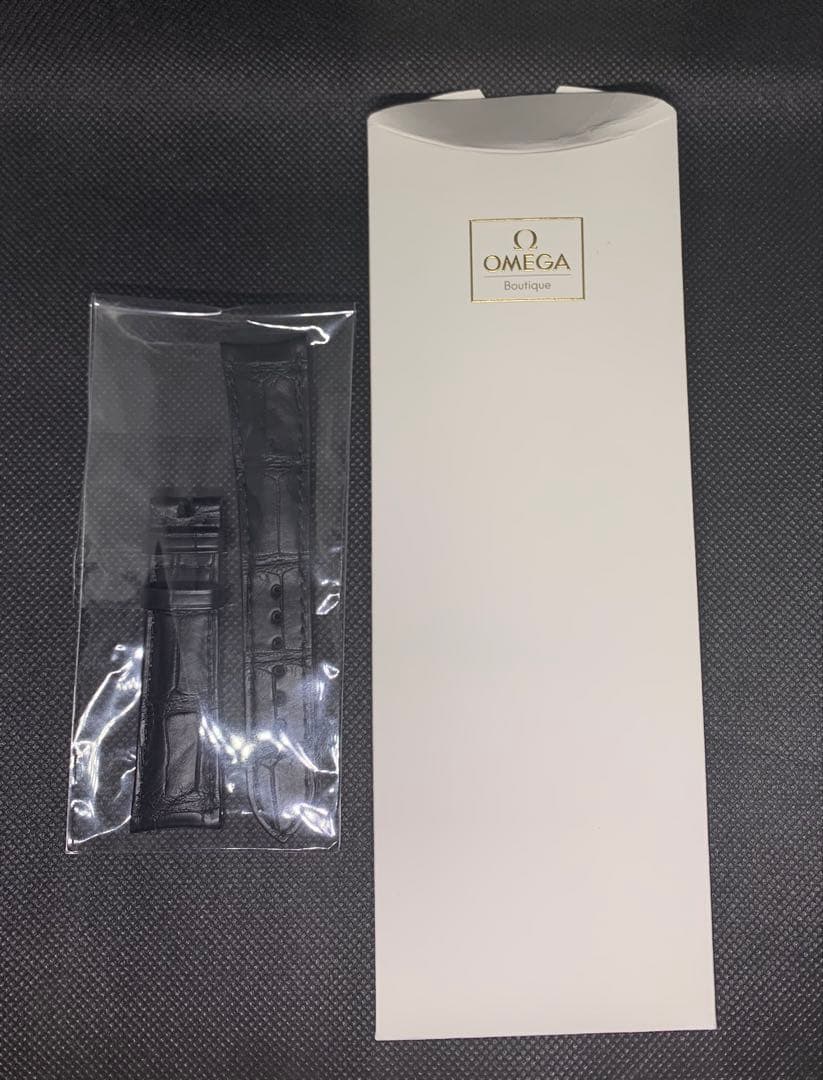 未使用 定価61600円 OMEGA 純正 アリゲーター オメガ20mm ベルト