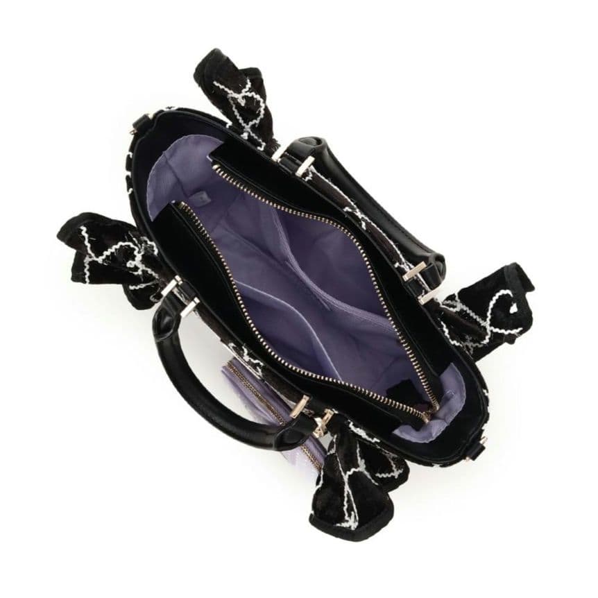 完売❣ サマンサベガ「クロミコレクション」フリルハンドバッグ