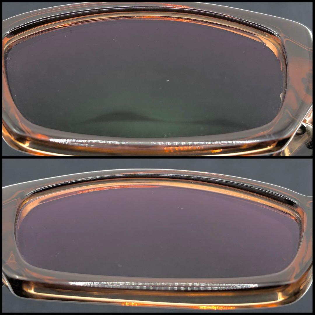 【美品】MASUNAGA 増永眼鏡　スクエア　サングラス　セルフレーム　鯖江