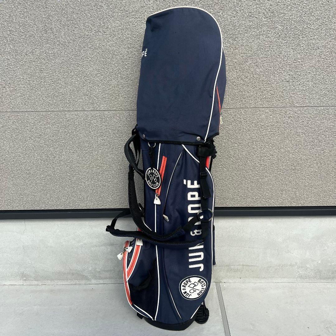 JUN&ROPE' ジュンアンドロペ　キャディバッグ スタンド　ゴルフ　ロゴ