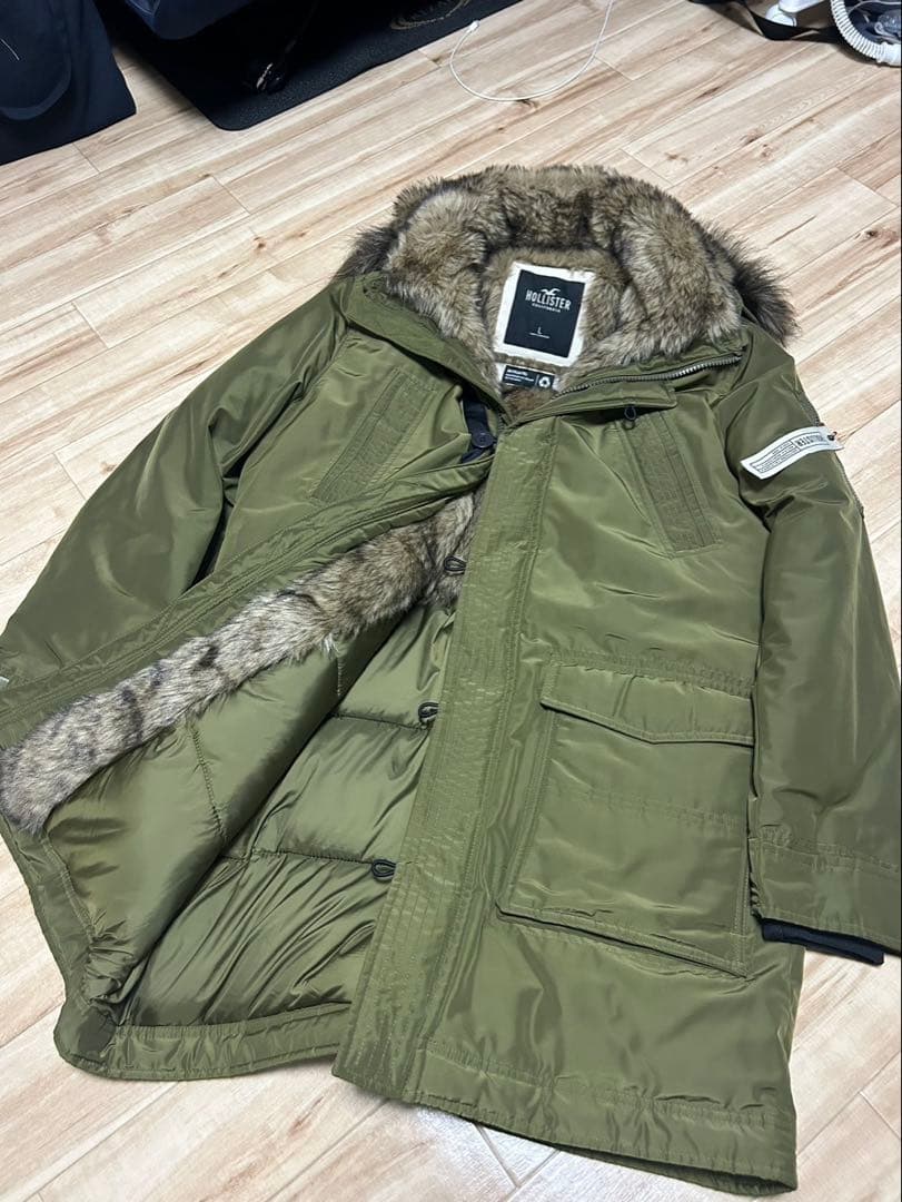 ホリスター⭐︎Lサイズ⭐︎ファー付きモッズコート