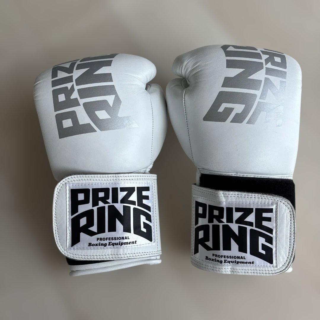 PRIZE RING ボクシンググローブ 12 oz ホワイト