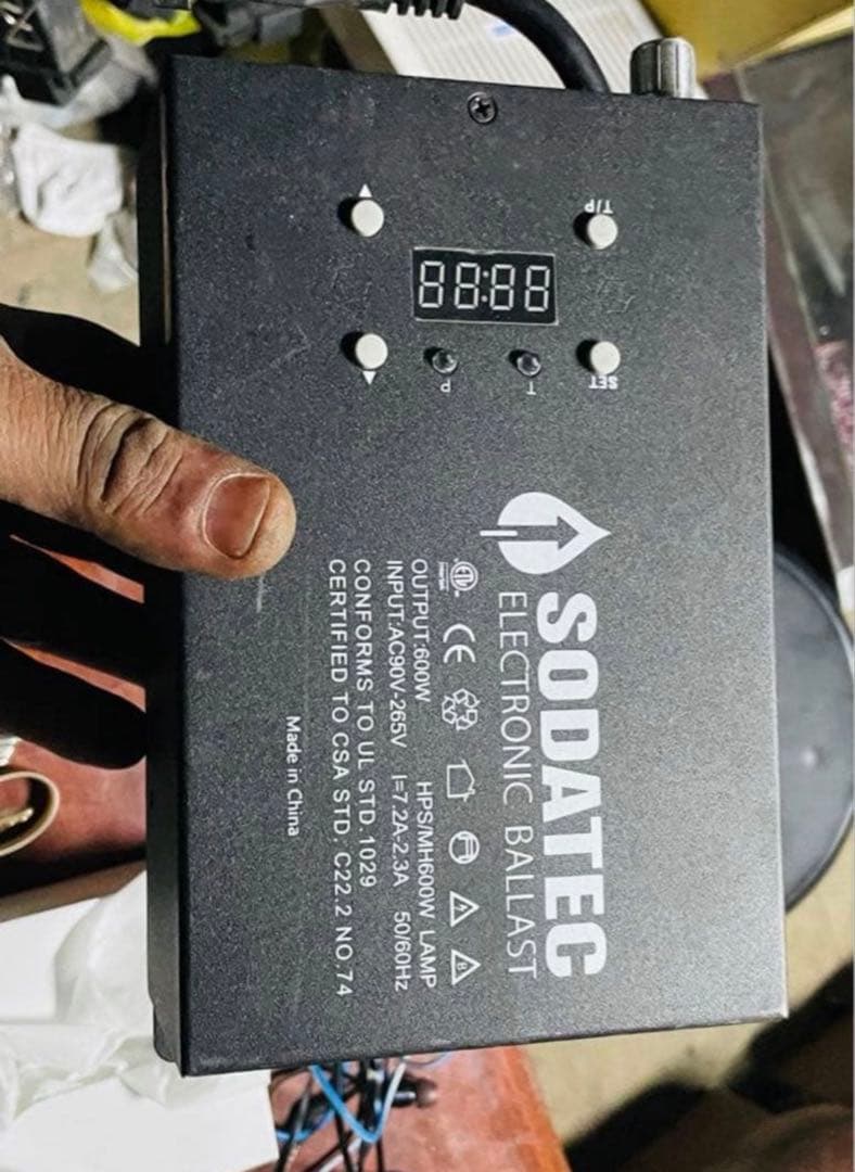 衣類乾燥機 sodatec electronic ballast 600w