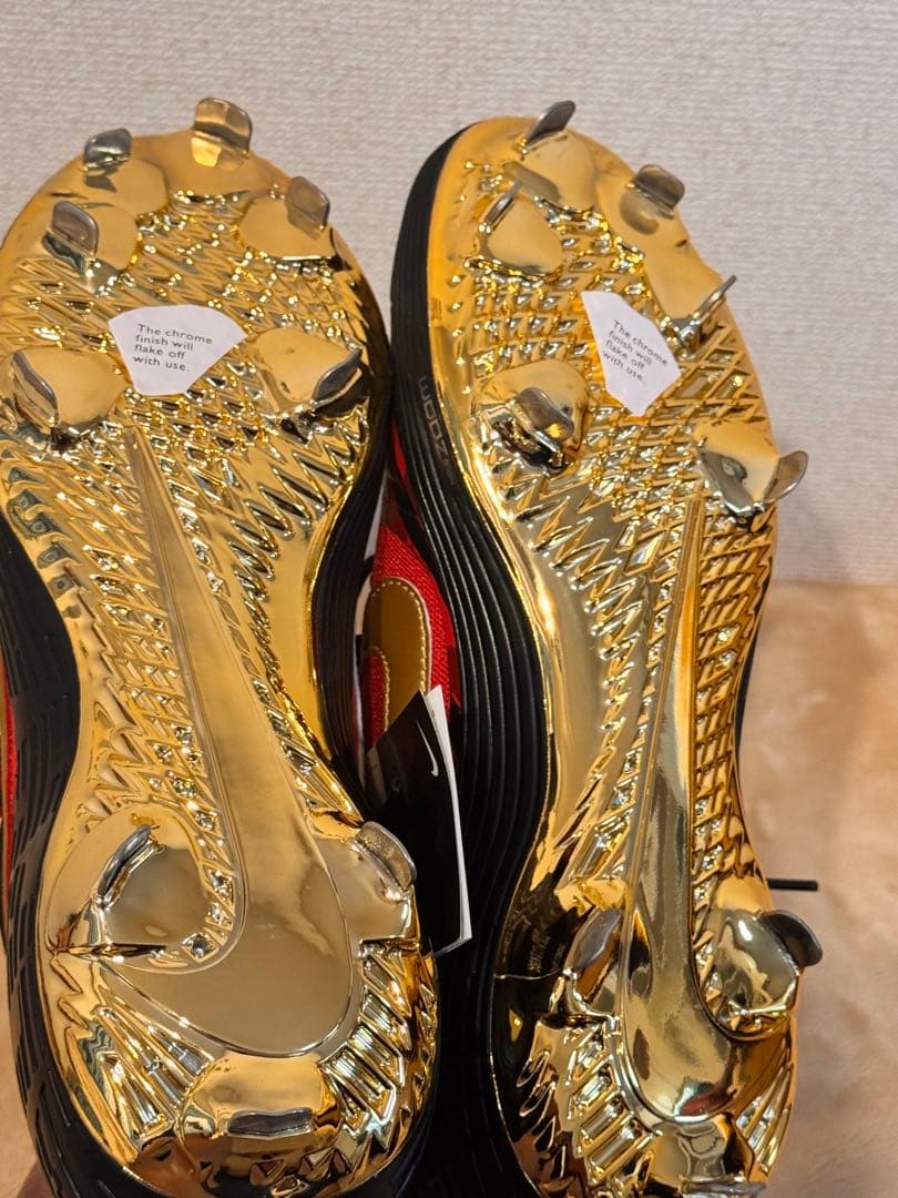 NIKE カスタムオーダー スパイク レッド×ブラック／新品未使用（箱なし）