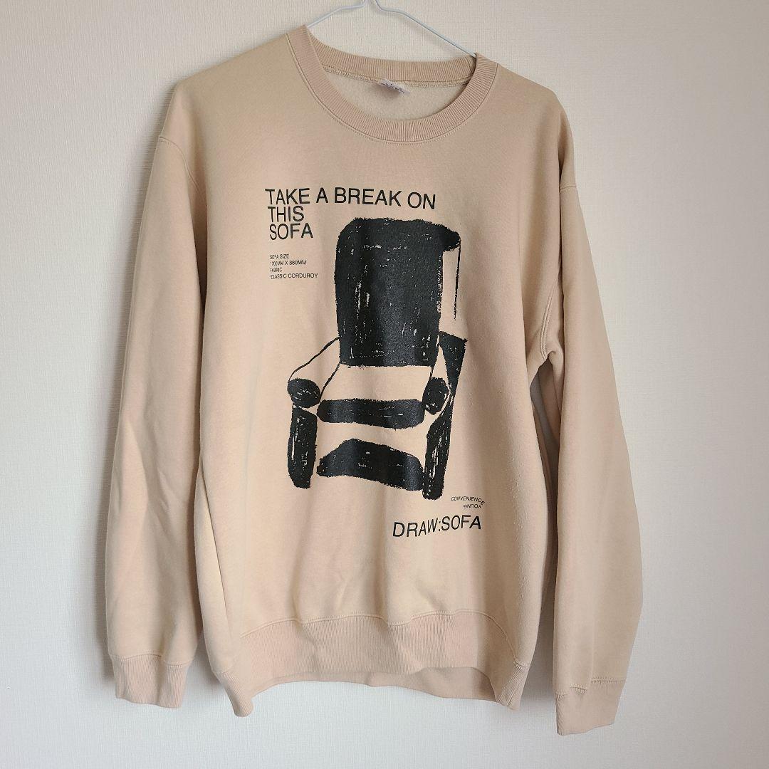 CONVENIENCE YOUNG ソファグラフィックスウェット Lサイズ