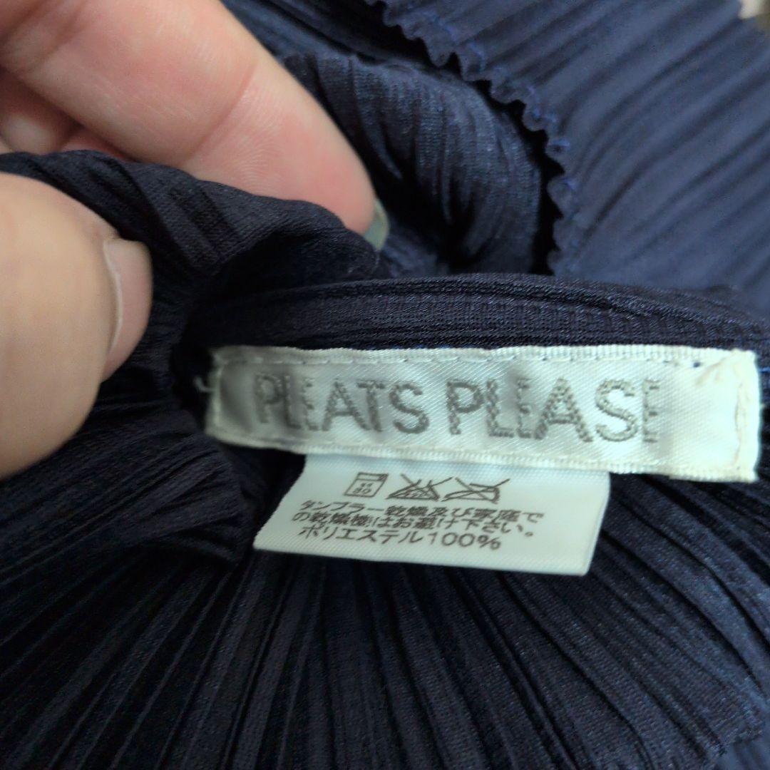 PLEATSPLEASEイッセイミヤケハイネック 長袖トップスプリーツ