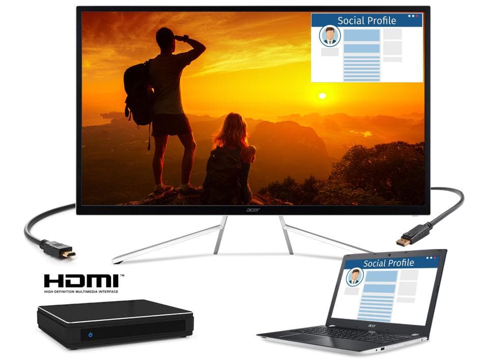 31.5型大画面4K モニター