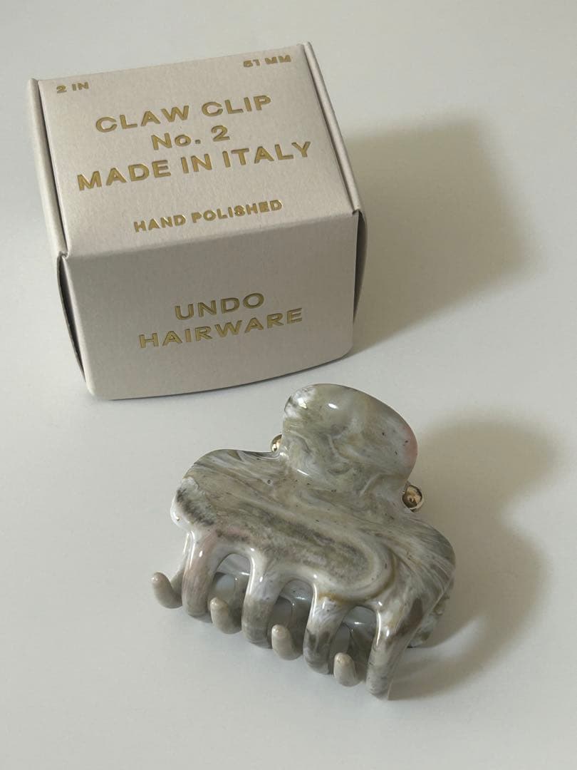 ヘアアクセサリー UNDO HAIRWARE No.2 Green Marble