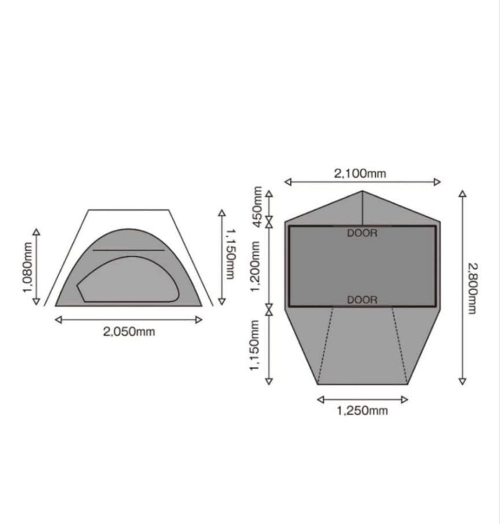 nomadica テンマクデザイン ドームテント テンゲルコンパクト 廃盤品