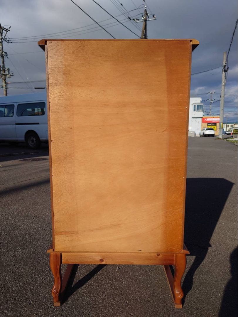 猫脚 彫刻 キャビネット チェスト コンソール