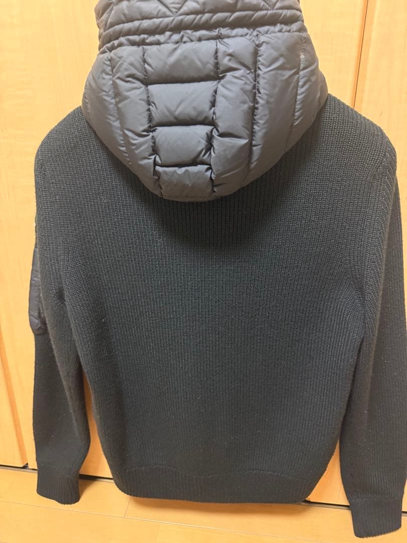 モンクレール　MONCLER ニットダウン　ブラック　ハイブリッド
