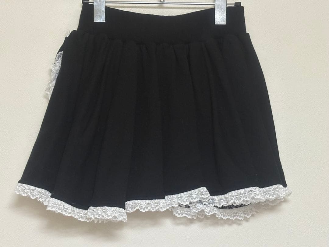 lilLilly スウェットミニスカート ブラック