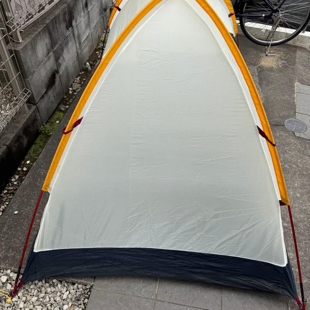 人気モンベル　ステラリッジテント 2型イエロー山岳テント