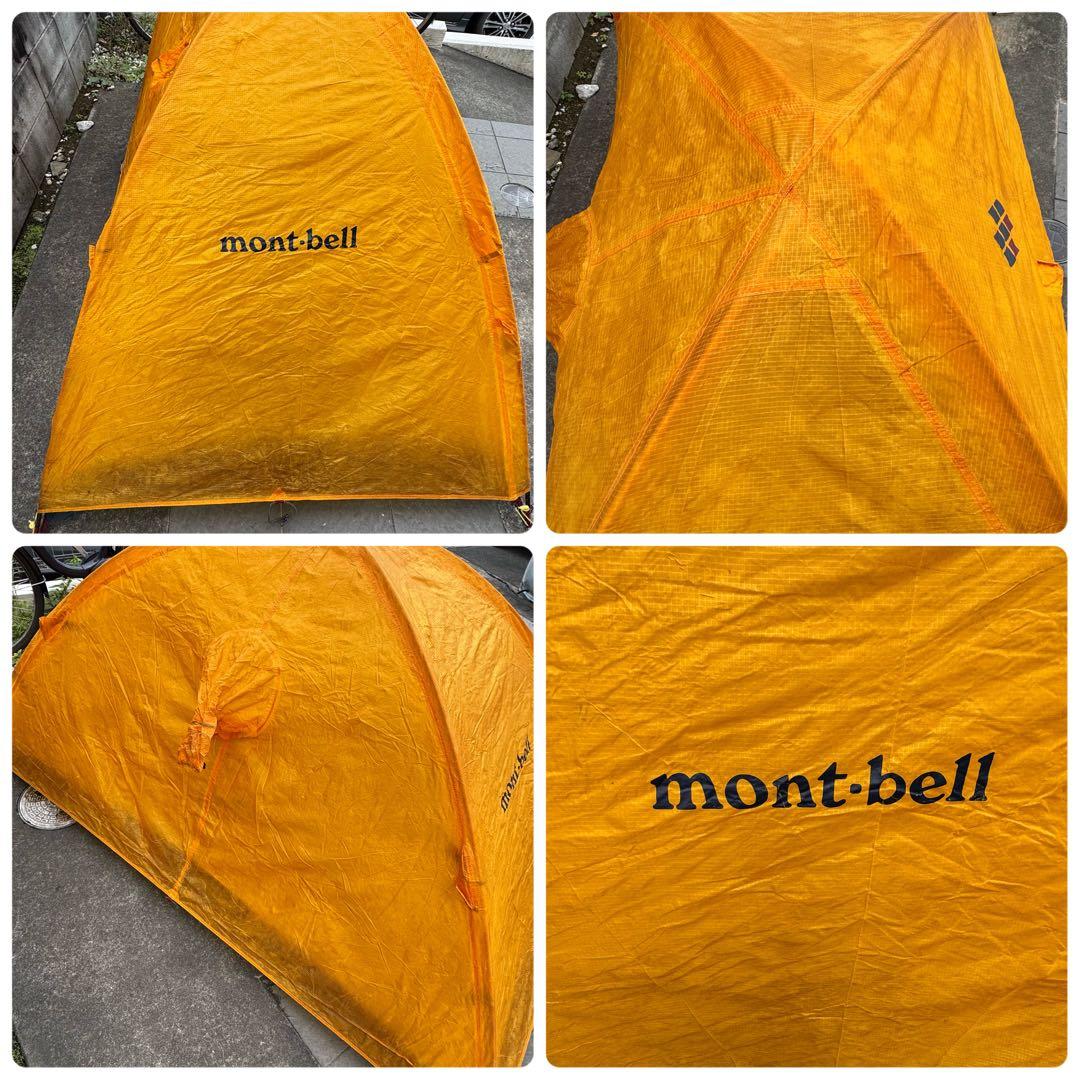 人気モンベル　ステラリッジテント 2型イエロー山岳テント