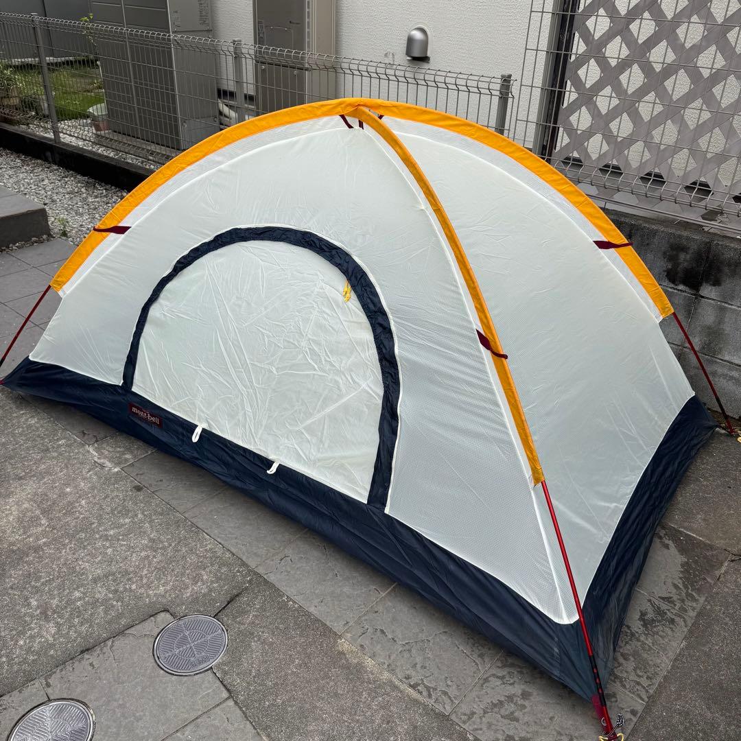 人気モンベル　ステラリッジテント 2型イエロー山岳テント