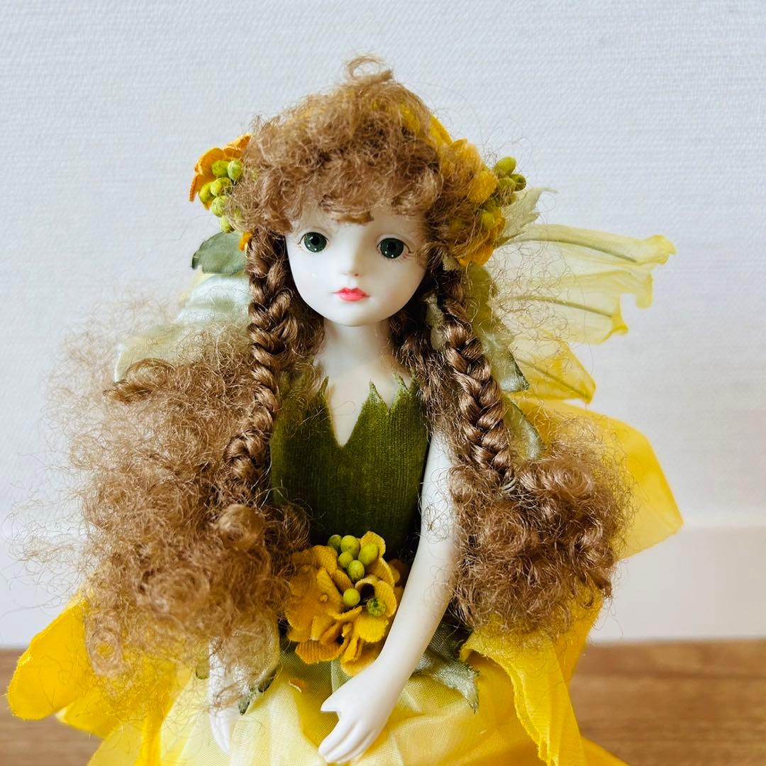 若月まり子 ビスクドール 妖精　ELFIN FLOWERY