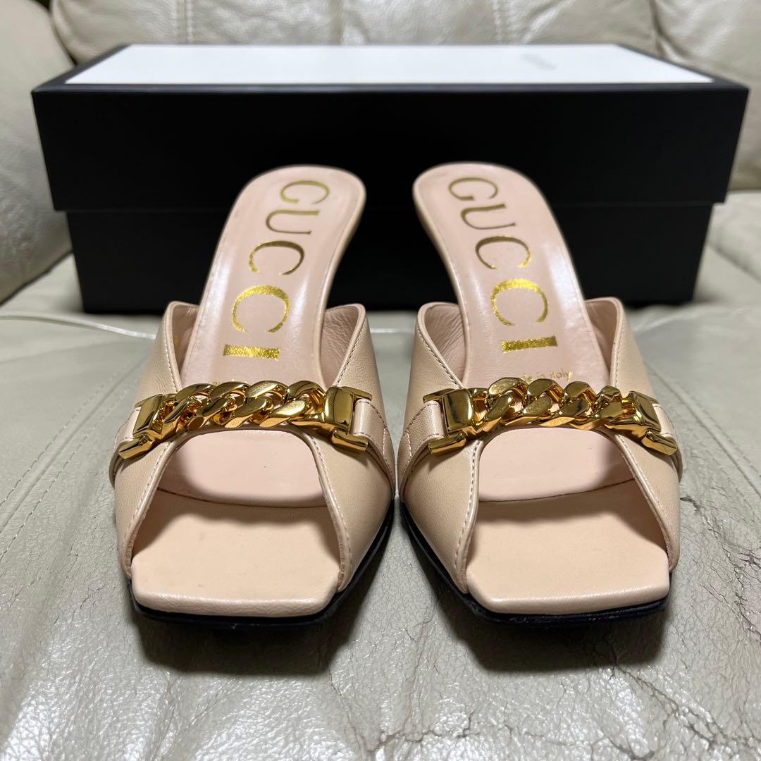 極美品☆グッチ GUCCI ミュールサンダル