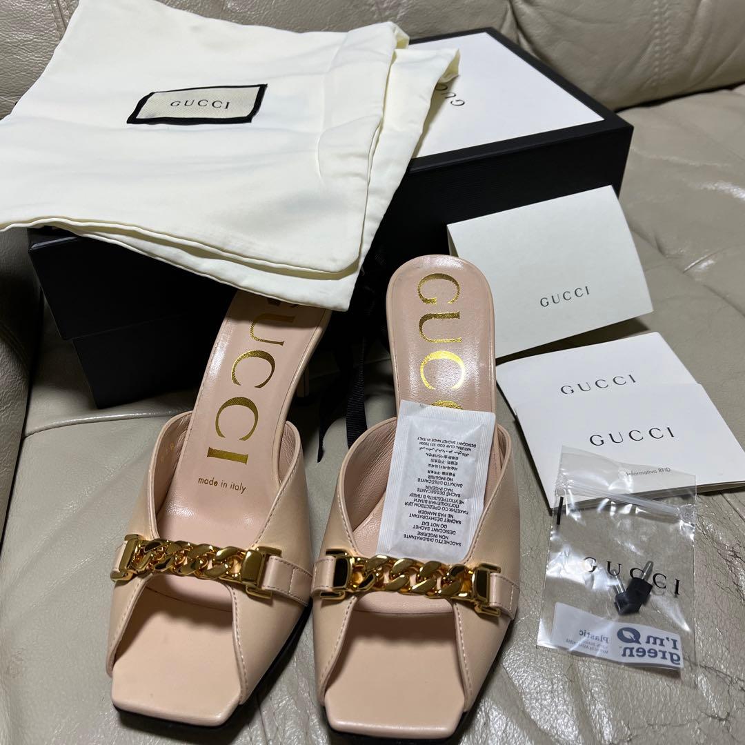 極美品☆グッチ GUCCI ミュールサンダル