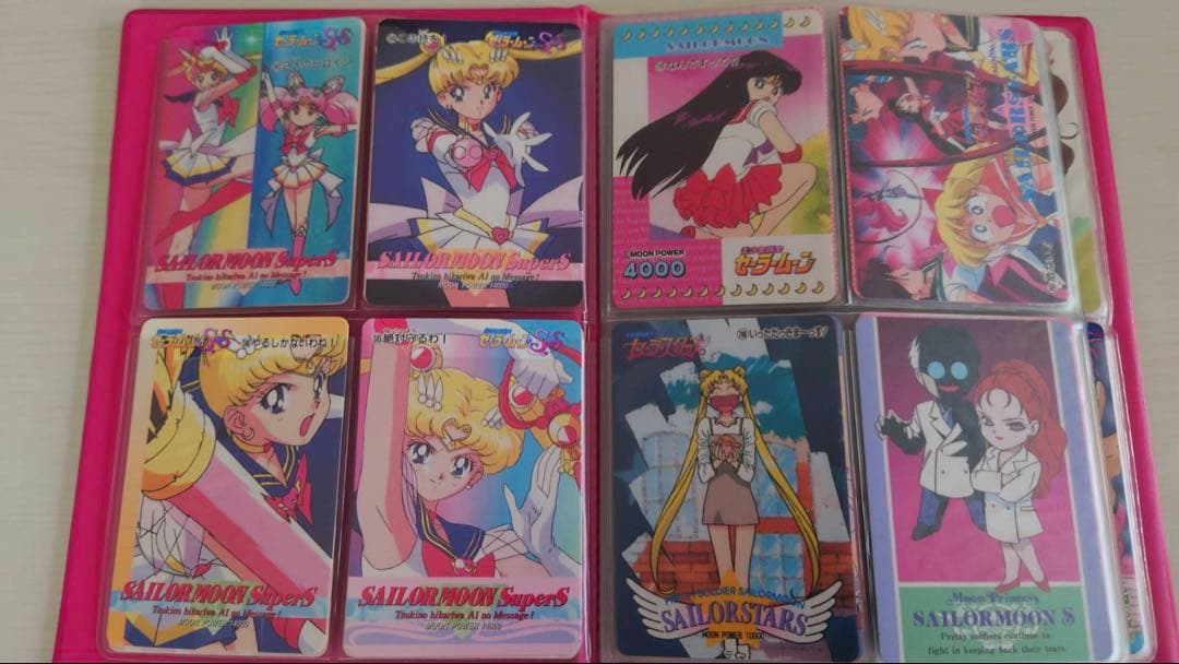 セーラームーンカード 約355枚 カードファイル カードケースセット 当時物