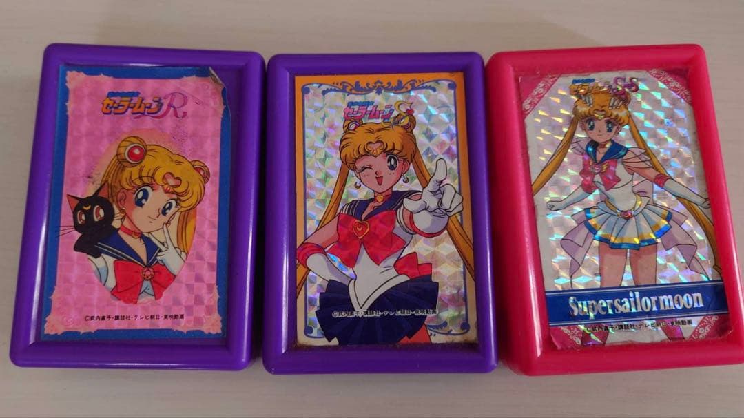 セーラームーンカード 約355枚 カードファイル カードケースセット 当時物