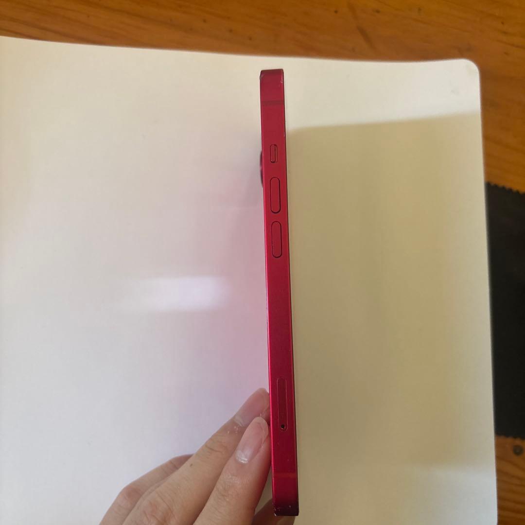 iPhone 14 128GB レッド　画面割れなし　フレーム少し傷あり動作良好